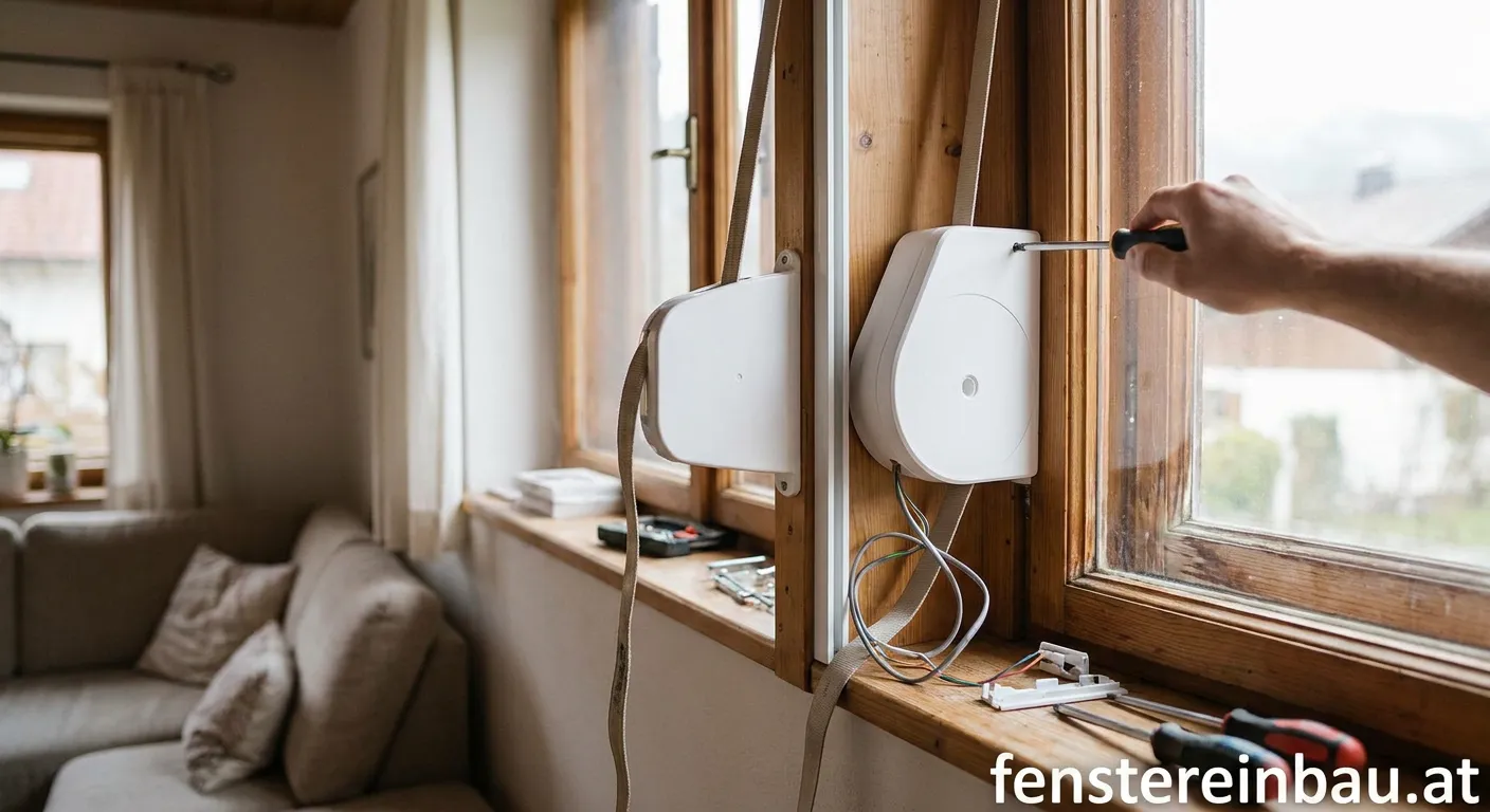 Elektrischer Gurtwickler für Rollladen Nachrüstung