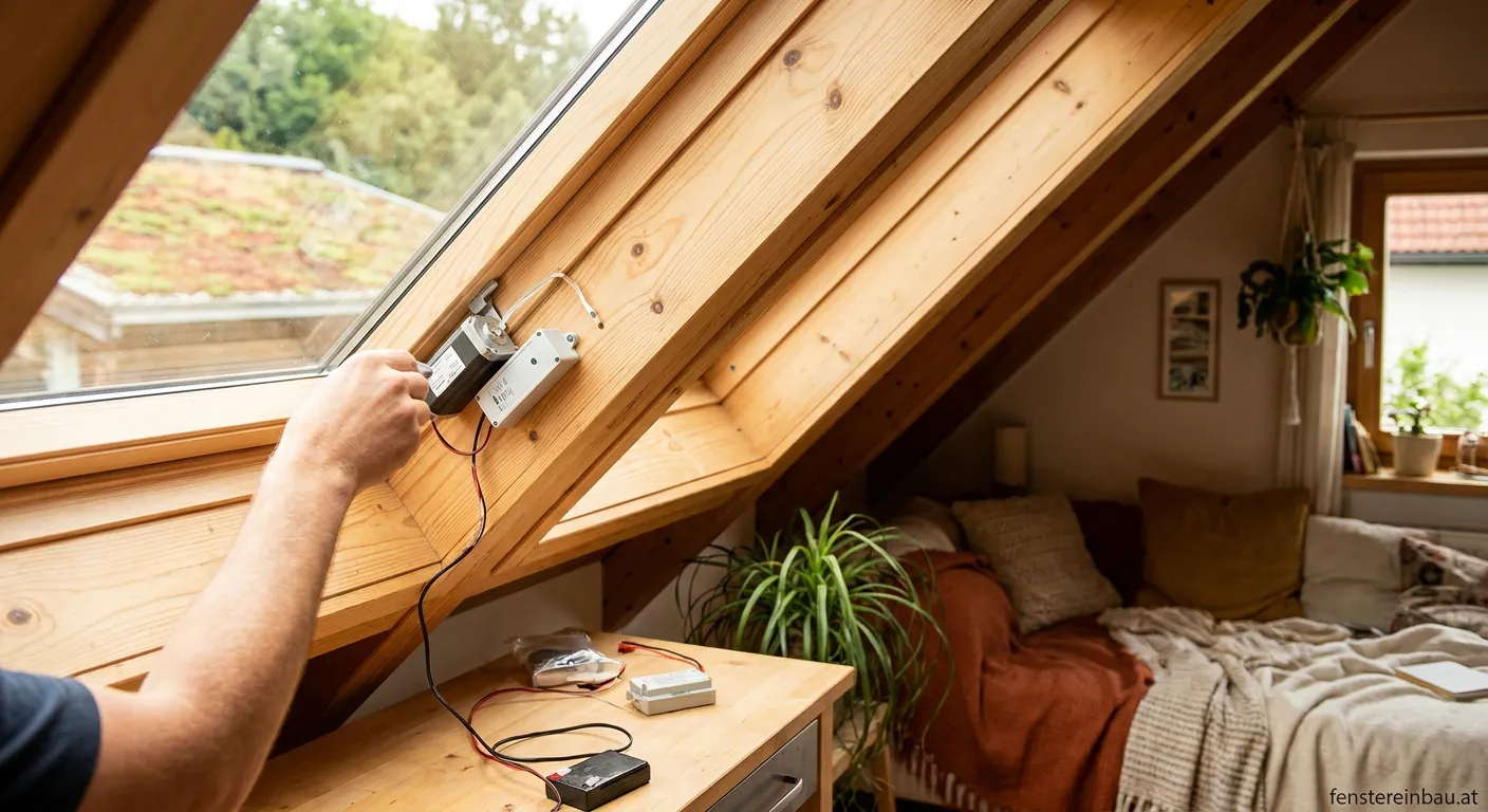 Elektro-Nachrüst-Set für elektrische Dachfenster