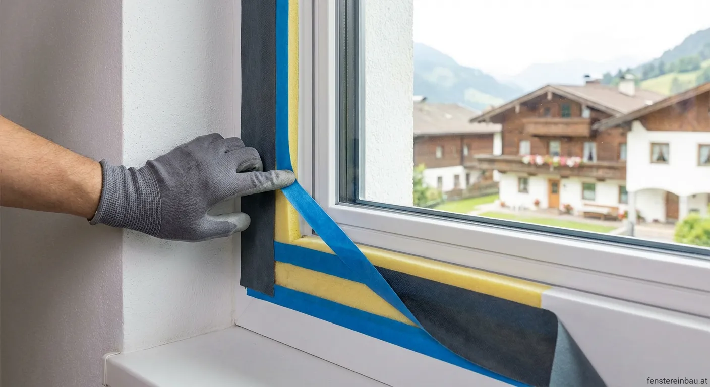 Fachgerechte Fensterabdichtung nach ÖNORM B 5320 Montage in Österreich
